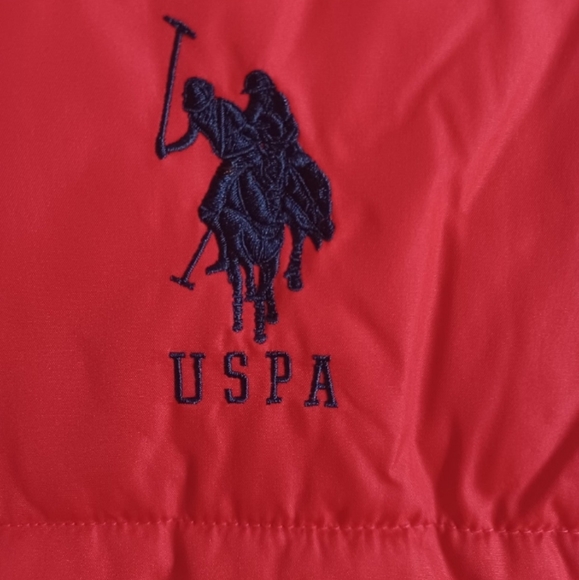 Ralph Lauren Polo Puffer Jacket Red Large - Picture 3 of 6